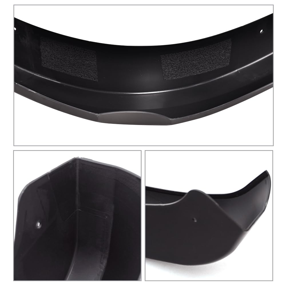G-PLUS Fender Flares, Compatible with Dodge Dakota Crew Cab Pickup 2005 2006 2007 2008 2009 2010 2011 Wheel Flares (Smooth Factory 4 PCS)