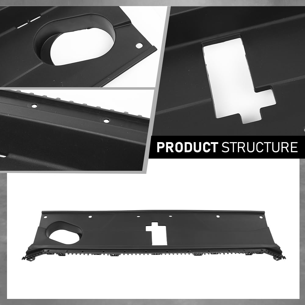 G-PLUS Radiator Shield Cover Top Upper Compatible with Hyundai Palisade 2020-2022 86391S8000 Black