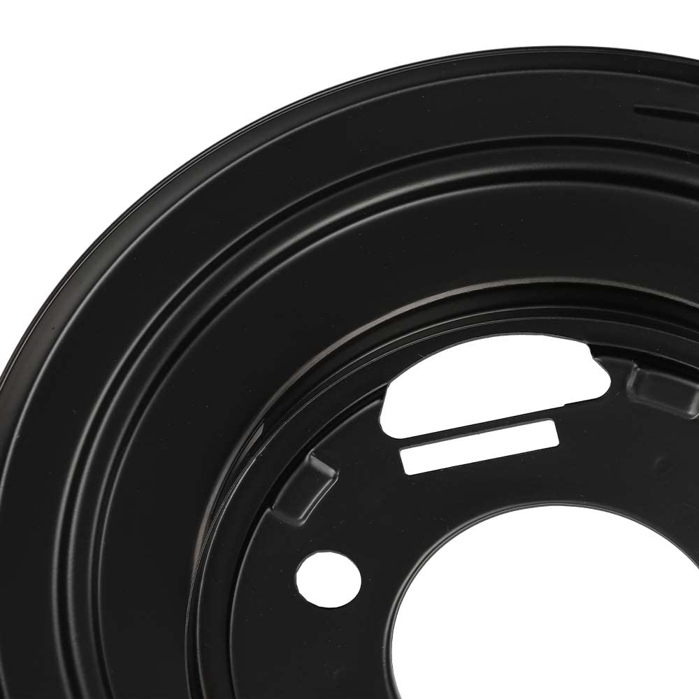 G-PLUS New Rear Brake Dust Shield Backing Plates Pair Compatible with 2000-2005 Ford Excursion/2000-2010 Ford F250 Super Duty TN02044