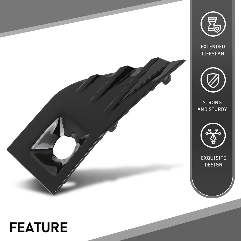 G-PLUS Front View Driver Information Camera Bezel Compatible with Cadillac Escalade ESV 2021-2022 84514356 Glossy Black