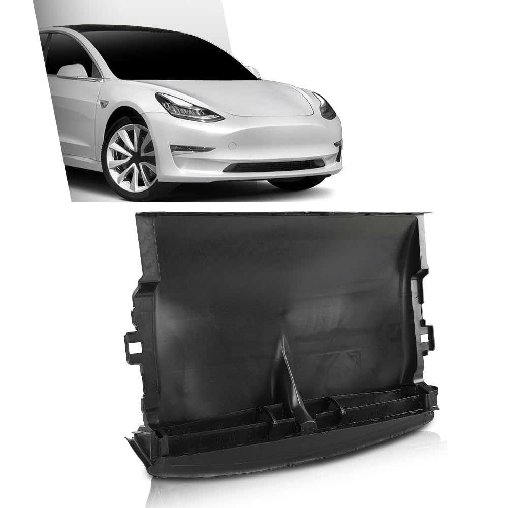 G-PLUS Front Active Grille Grill Shutter w/o Motor Compatible with Tesla Model 3 2017-2020 1076732-00-H, 107673200H