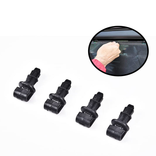G-PLUS Black Sunshade Hook Clips Replacement Compatible with 2005-2010 Odyssey Sliding Door Holder 83715SHJA21ZA Sunshade Hook Set of 4