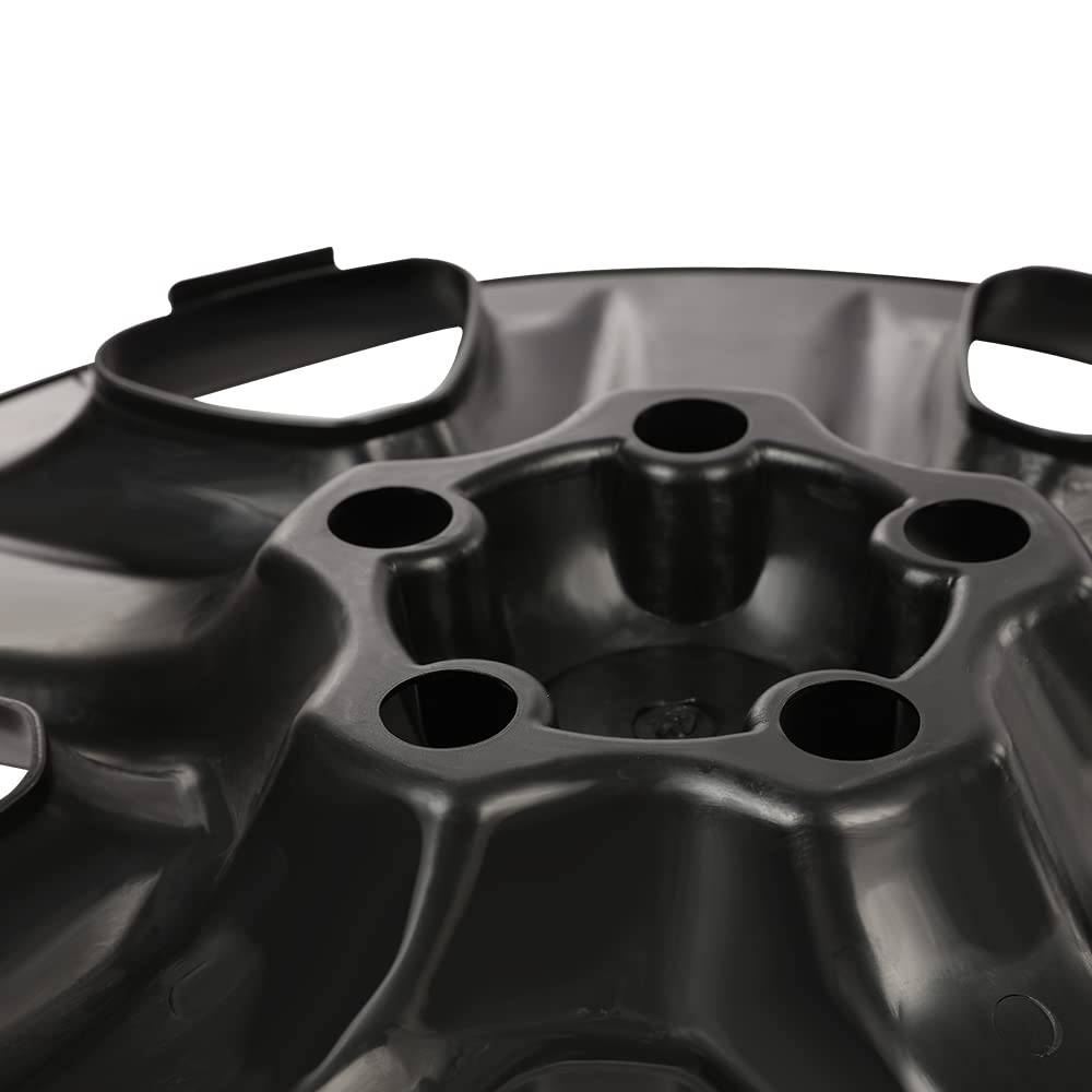 G-PLUS Wheel Skins Hub Caps Full Rim Covers 17" Compatible with 2006-2012 Toyota RAV4,Auto Tire Replacement Exterior Chrome Wheels Cap Cover with 5 Spoke Black (2PC)