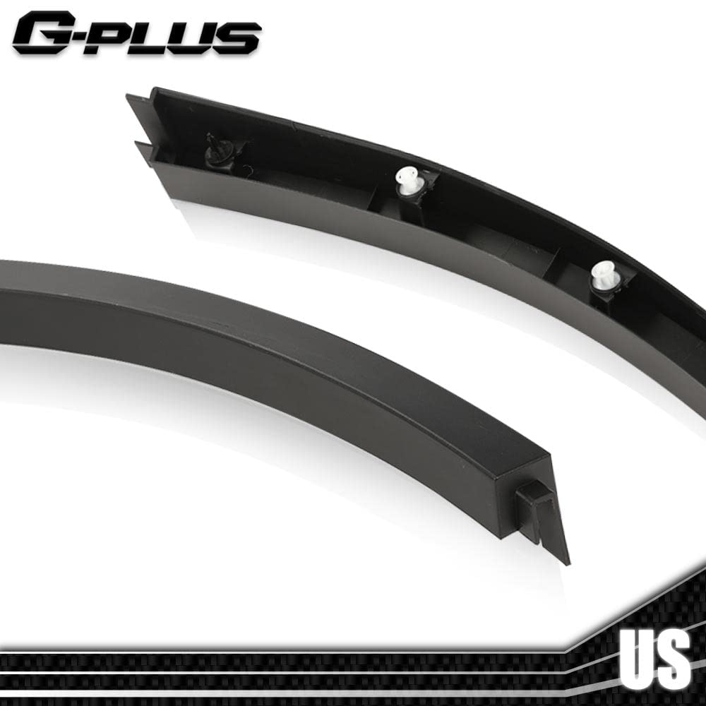 G-PLUS Fender Flares Compatible With 2020 2021 2022 2023 2024 Tesla Model Y MY, Wheel Fender Arch Molding Trim Black 149416400B,149418800B (Rear Right Passenger Side)