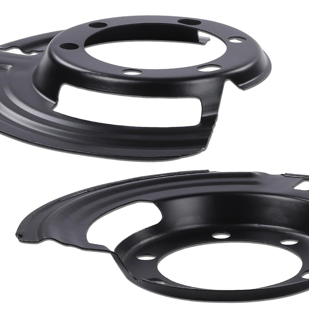 G-PLUS Front LH & RH Brake Dust Shield Compatible with Jeep Cherokee XJ 1984-2001, Fit Jeep Wrangler 1987-2006, Fit Jeep Grand Cherokee 1993-1998 Brake Backing Plate Dust Shield 52005476, 52005477