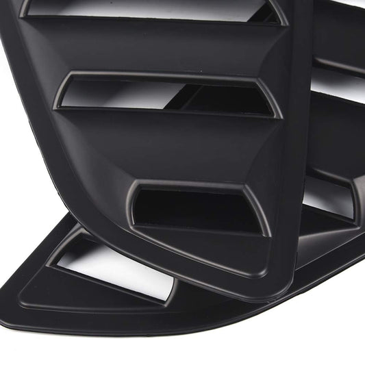 G-PLUS for 2015 2016 2017 2018 Compatible for Ford Mustang GT V6 Vents Style Quarter 1/4 Side Window Louver Scoop Cover