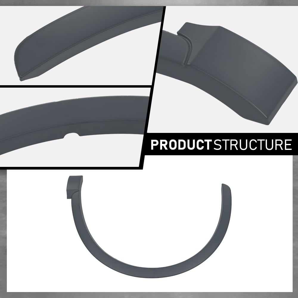 G-PLUS Front Left Fender Flare Wheel Opening Molding Arch Trim, Compatible with Audi Q3 2015-2018, Driver Side, AU0853717, 8U0853717CGRU