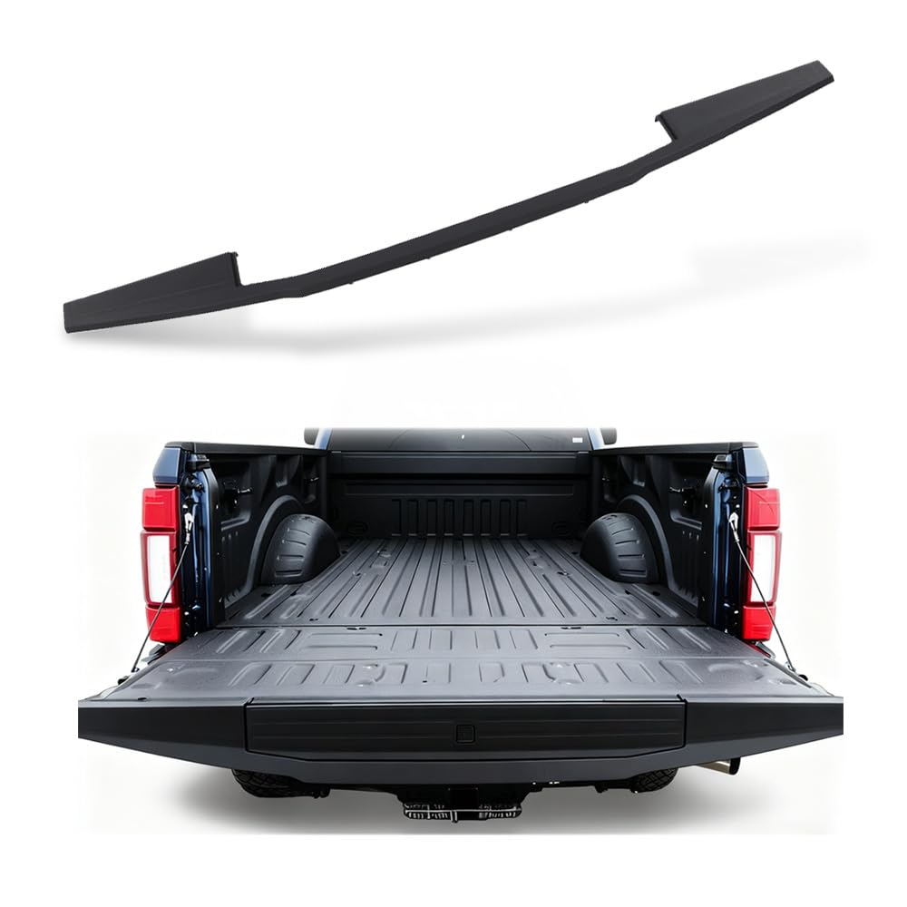 G-PLUS Complete Tailgate Cap Molding Trim Compatible with 2017-2020 Ford Super Duty F250 F350 (with Integrated Tailgate Step ONLY) 324099266144