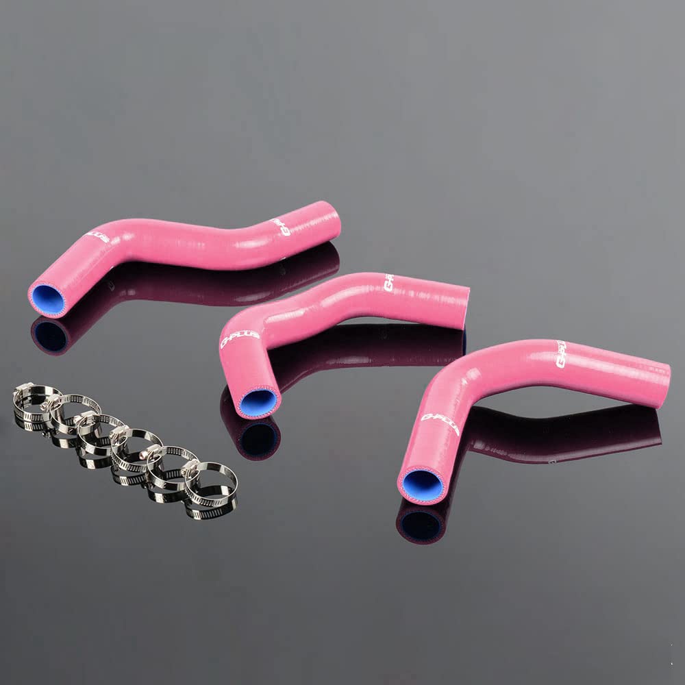 G-PLUS Silicone Radiator Hose Kit Fit Pink Compatible with SUZUKI SWIFT 1.3 G13 GTI 89-00 90 91 92 95