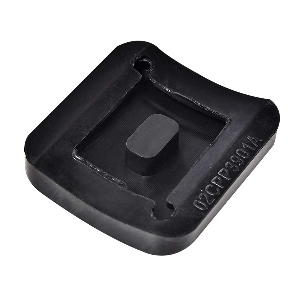 G-PLUS 2PCS Brake and Clutch Pedal Pad Kit 2pcs Compatible with 1987-2006 Jeep Wrangler TJ LJ,Fit 1987-2001 Jeep Cherokee XJ 20780 Black