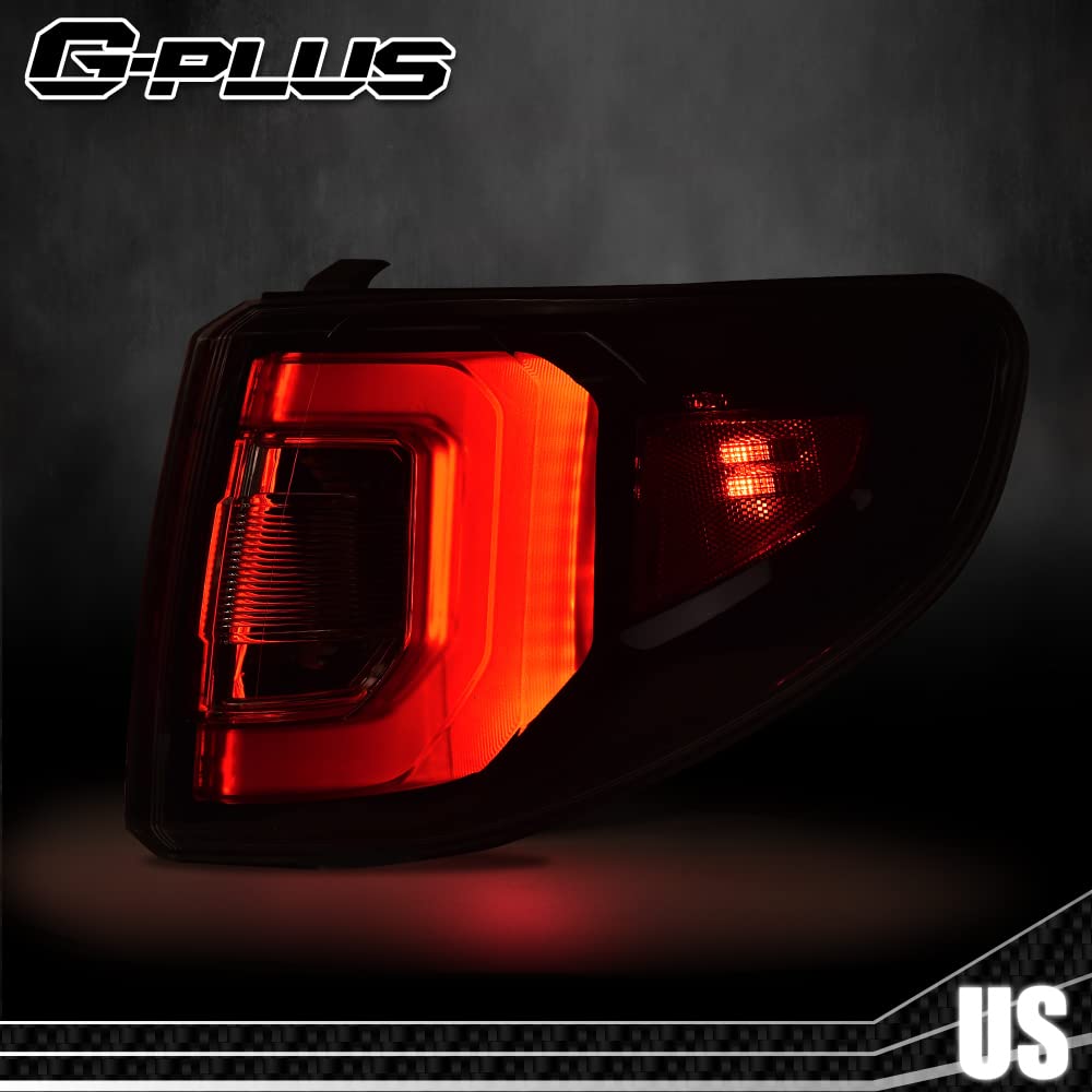 G-PLUS Tail Light Right Side Compatible with GMC Acadia 2013-2016, Compatible with GMC Acadia Limited 2017 Luces Traseras Rear Brake Lamps Assembly
