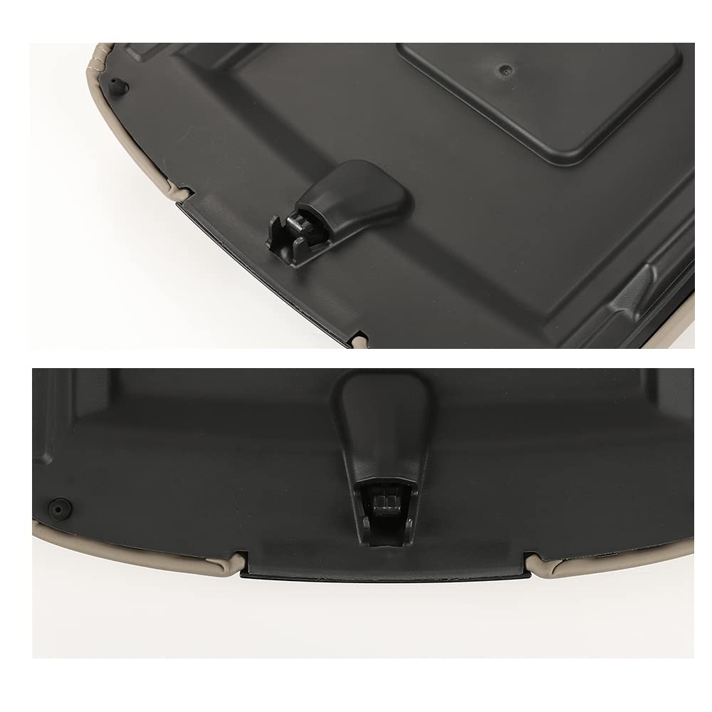 G-PLUS Center Console Armrest Lid w/Wireless Charger Compatible with 2015-2019 Chevy Tahoe/Suburban GMC Yukon/Yukon XL (Brown)