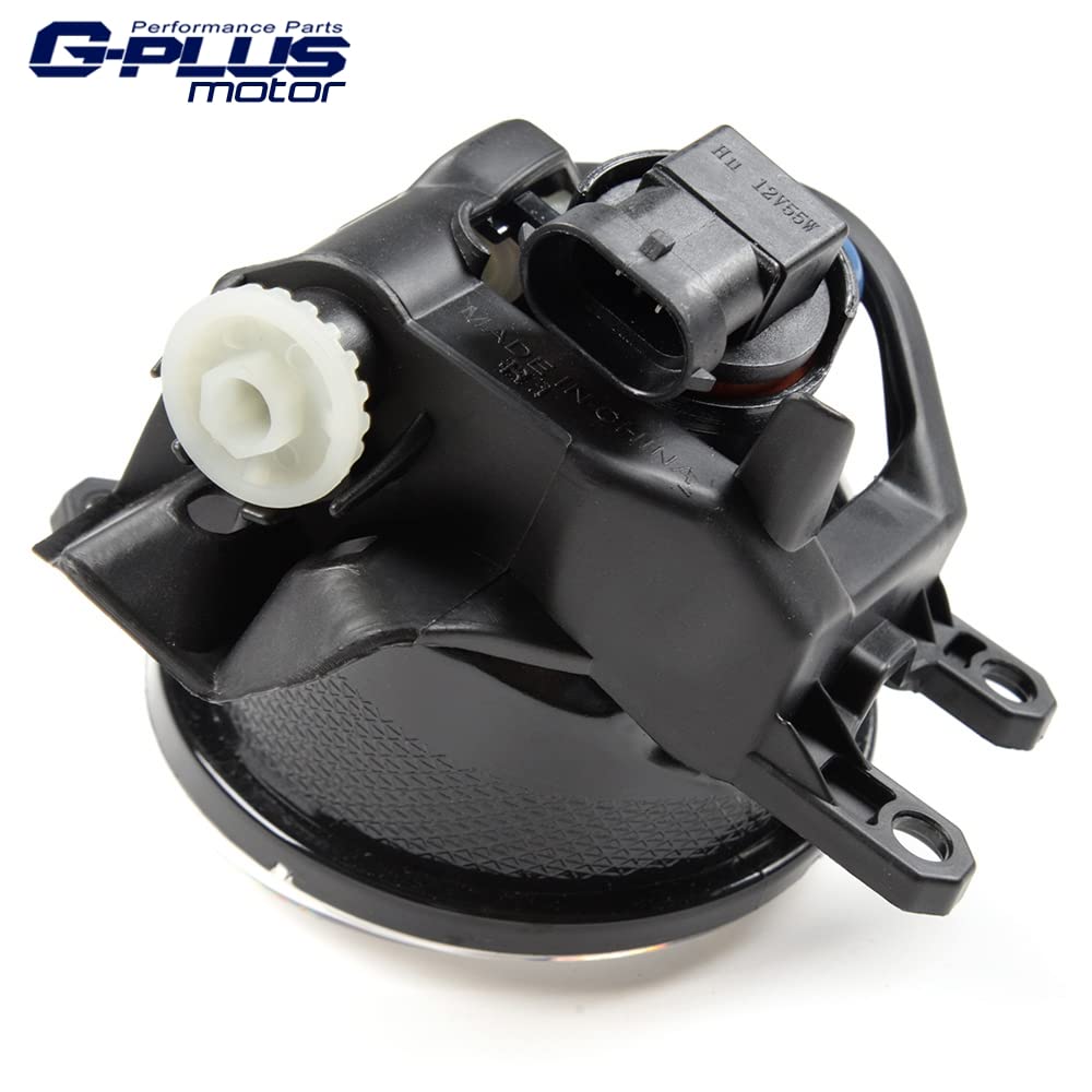 G-PLUS Compatible with Toyota Vios Yaris Belta Sedan 2013 2014 2015 2016 Front Bumper Driving Fog Light Lamps Assembly With H11 Bulbs Switch Wiring Kit Pairs