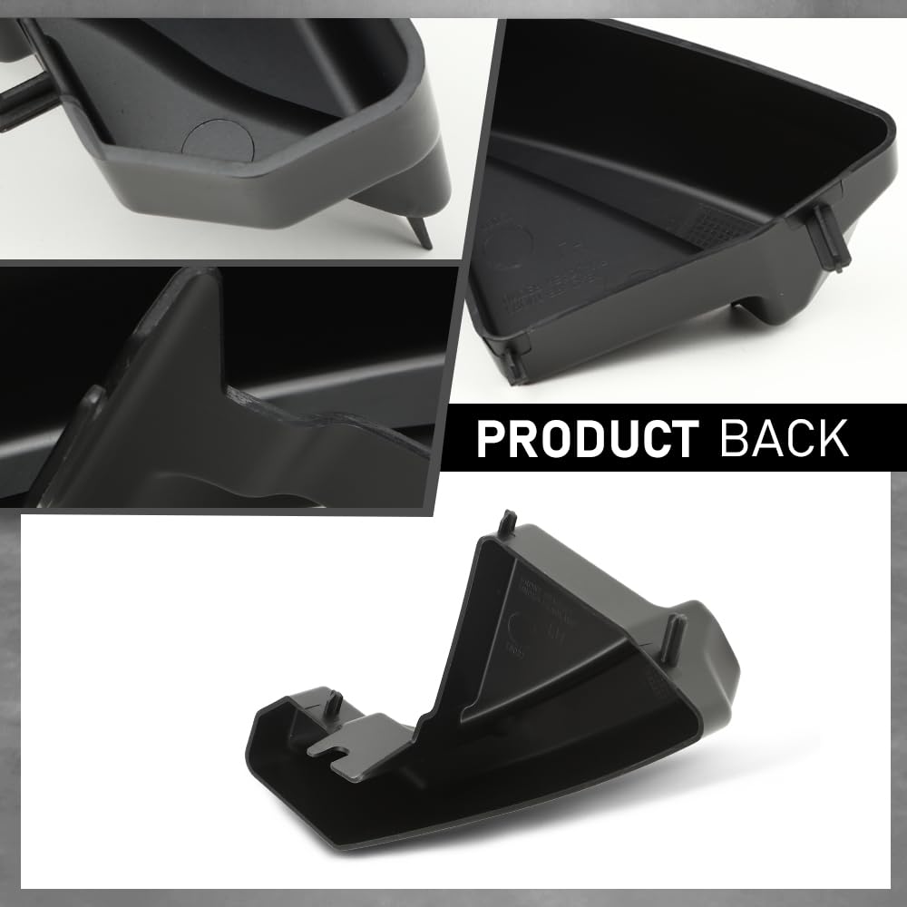 G-PLUS 1Pair Front Bumper Side Mount Bracket Compatible with Range Rover Evoque 2012-2018 Black