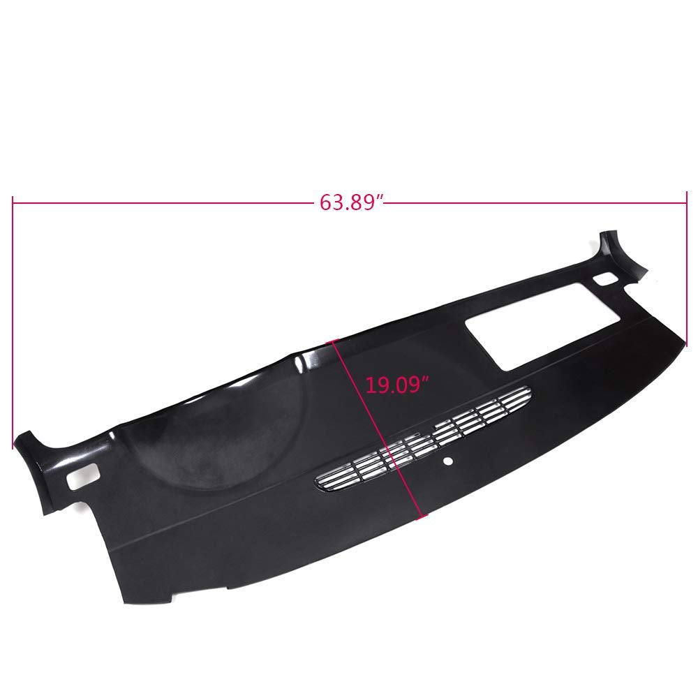 G-PLUS TPE Molded Dash Cover Compatible with 2007-2014 Tahoe Suburban Yukon in Dark Titanium Grey