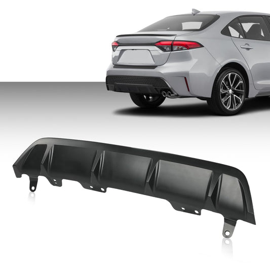 G-PLUS Rear Bumper Lower Valance Cover Compatible with Toyota Corolla XSE SE 2020-2021 5245302900 TO1144104