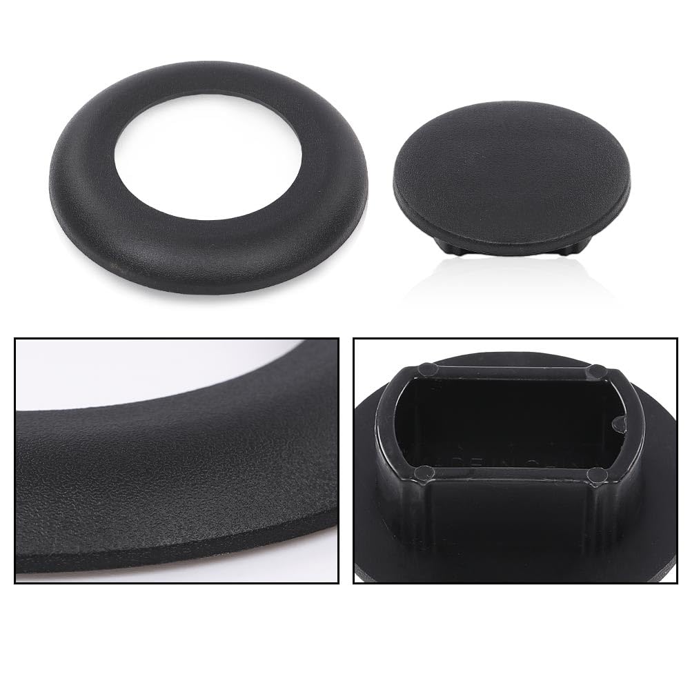 G-PLUS 5th Wheel Hitch Puck Cover Plug Trim Ring Kit Compatible with Ford F250 F350 F450 F550 Super Duty 2011-2023 Trucks BC3Z-99000A25-A