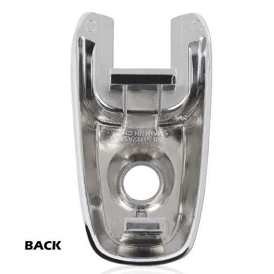 G-PLUS Front Driver Chrome Exterior Door Handle Lock Cylinder Cap Compatible with 2011-2019 Ford Explorer