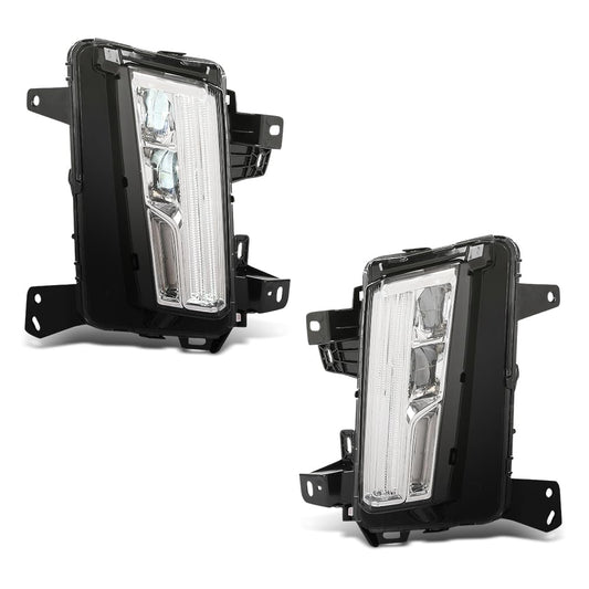 G-PLUS Turn Signal Light Pair for Cadillac XT5 2017-2020 Left Right White