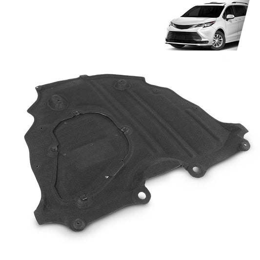 G-PLUS 1PC Black Rear Engine Splash Shields Compatible with Toyota Sienna Woodland Edition 2022 Toyota Sienna 2021-2022 TO1228283, 5142008030, 51420-08030, 51420 08030