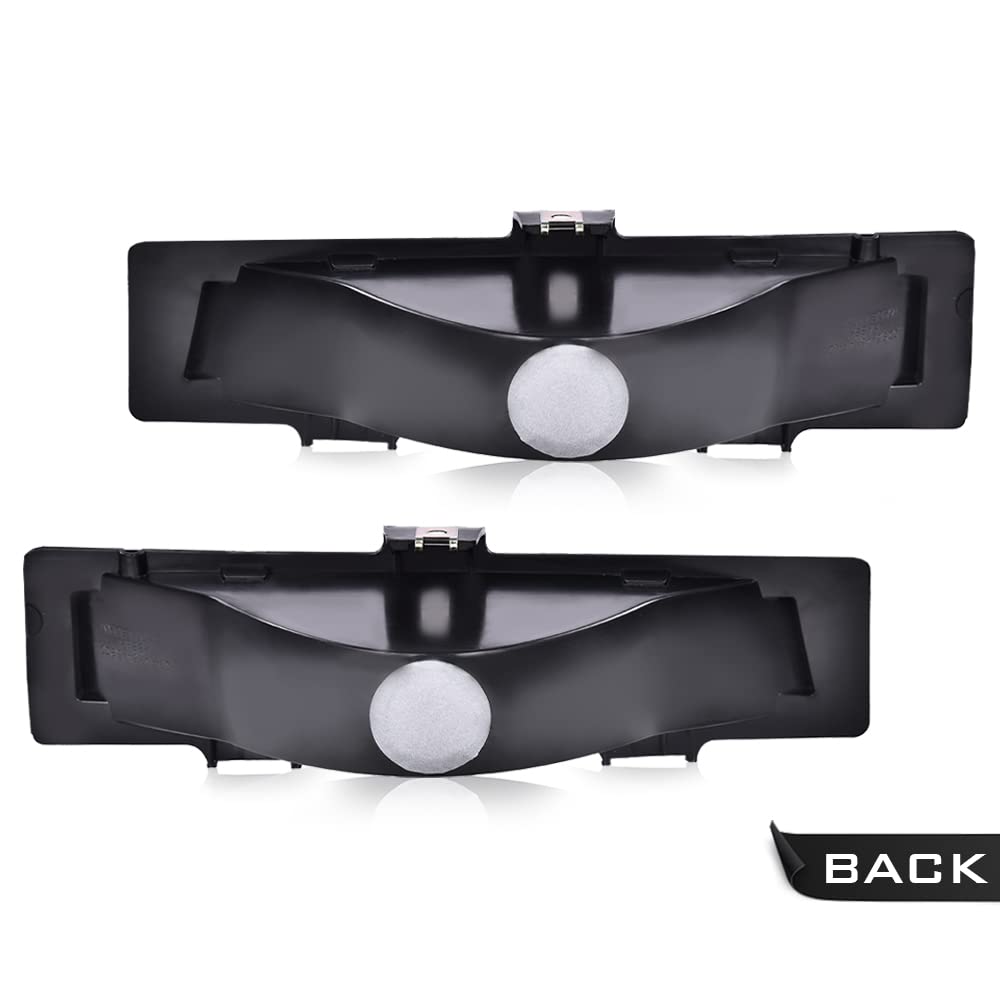 G-PLUS Signal Light Parking Lamps Compatible with Chevy Monte Carlo SS 1983-1988 /Fit Chevy Monte Carlo 81-86 (not fit LS 86-88) Amber lens Driver & Passenger Side 919025 919026 261303TA0A 261353TA0A