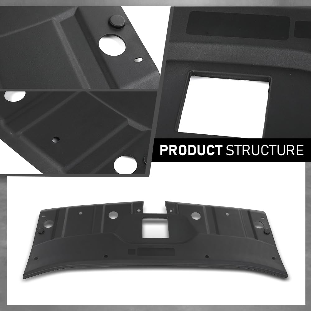 G-PLUS Radiator Cover Closeout Panel, Compatible with Jeep Grand Cherokee 2021-2023, 68374964AC, 68374964AB