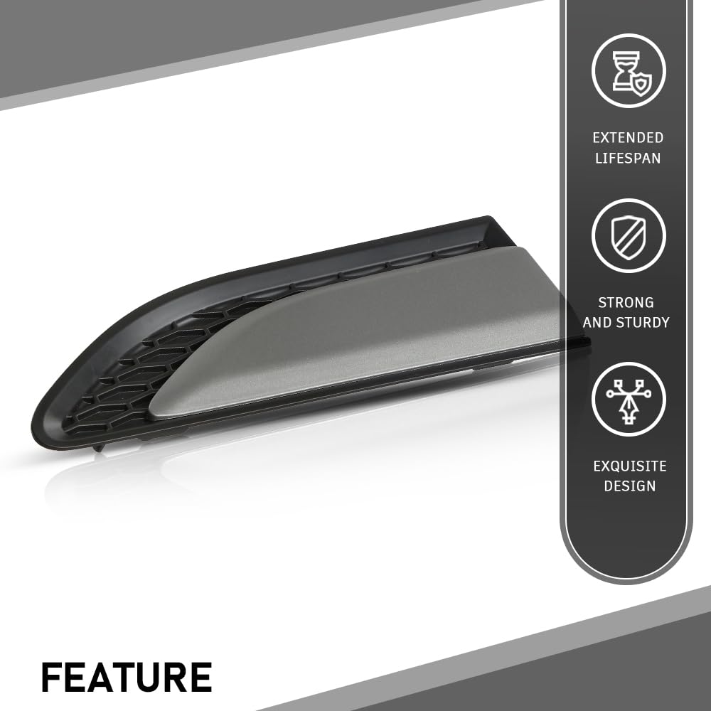 G-PLUS Right Fender Grille Trim Cover Compatible with Discovery Sport 2015-2016 LR058534