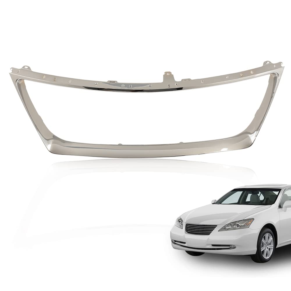 G-PLUS Front Grille Shell Assembly Compatible with Lexus 2007-2009 ES350 Chrome Outer Grille Molding Insert Bezel 5271133080