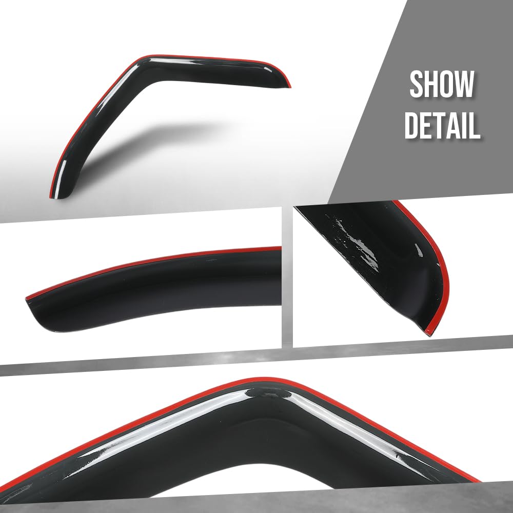 G-PLUS Rain Guards Compatible with Freightliner Cascadia 2007-2017