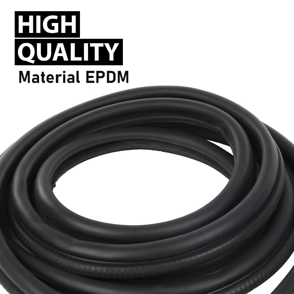 G-PLUS Front Door Rubber Weatherstrip Seal LH or Right 1pc Compatible with Cadillac Escalade 2002-2006 Fit for Chevy Silverado Suburban GMC Sierra 1999-2006