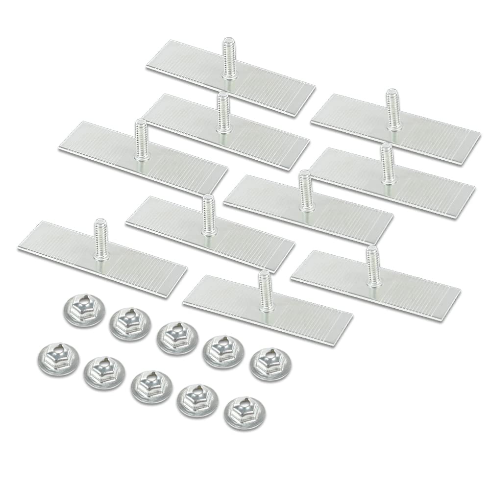 G-PLUS 1/2"-2-1/2" Compatible with Ford Body Fender Door Belt Trim Molding Push Clips 10pcs