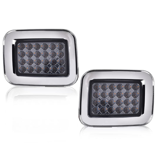 G-PLUS LED Front Park Signal Lights 2PCS for Hummer H2 2003-2009