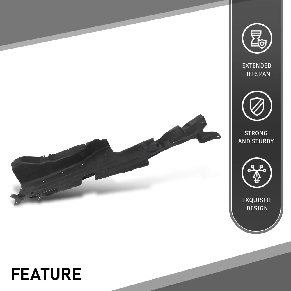 G-PLUS Right Under Body Shield Splash Cover, Compatible with Ford Explorer 2.3L 2020-2023