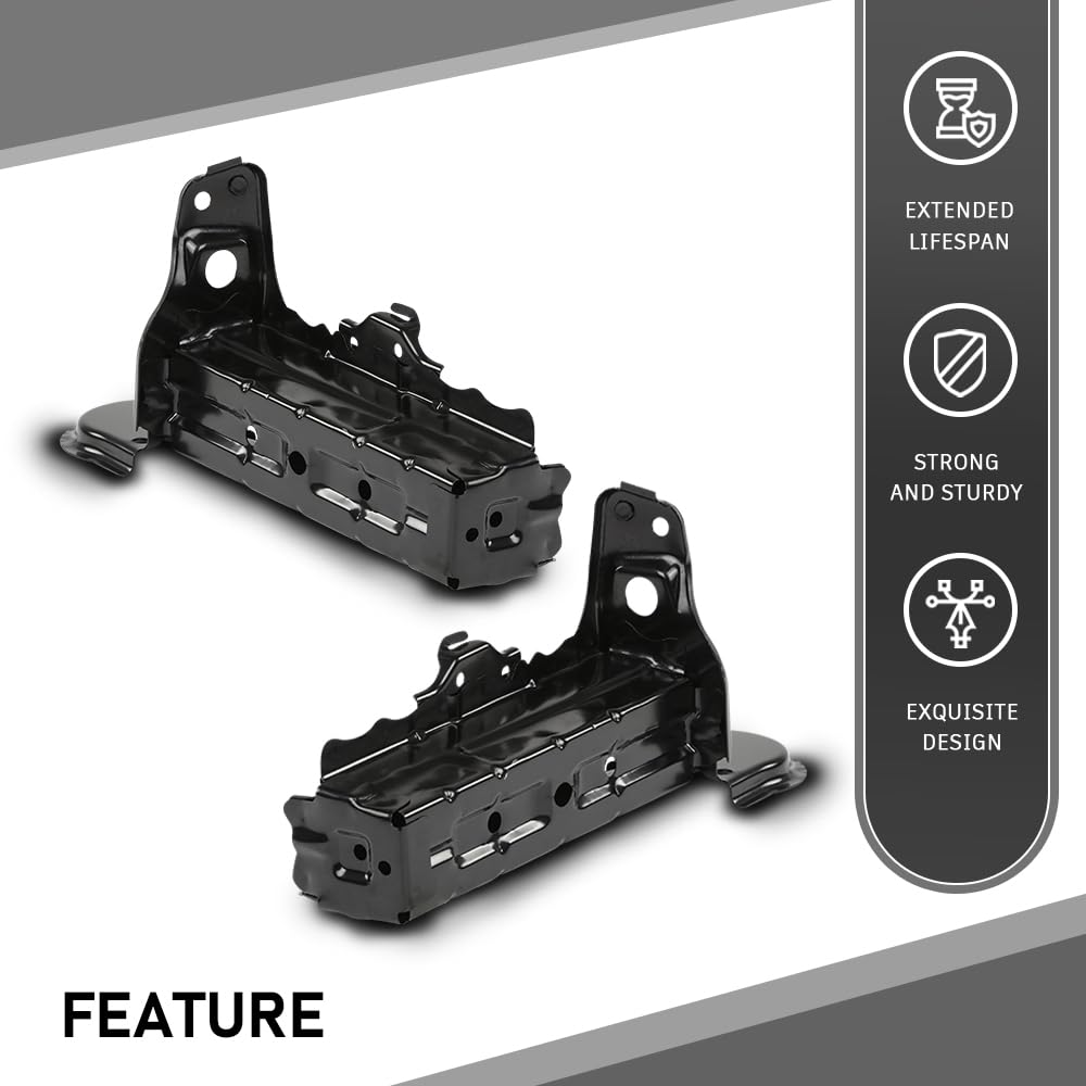 G-PLUS Front Left and Right Bumper Support Bracket Set Compatible with Toyota Camry 2018-2021 52103-33010
