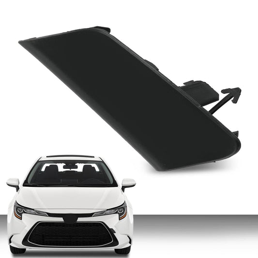 G-PLUS Front Bumper Tow Eye Hook Cover Cap Compatible with Toyota Corolla LE XLE 2020 2021 5212812920 Tow Eye Cover