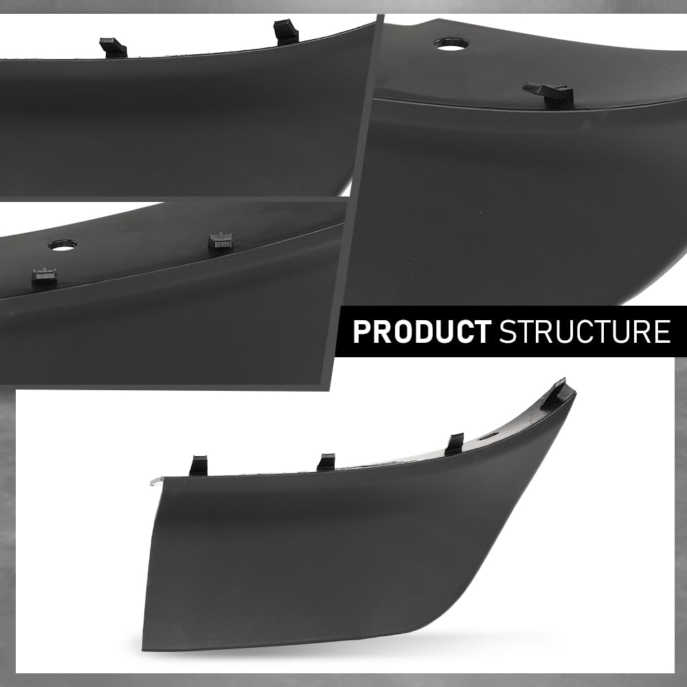 G-PLUS Front Fascia Spat Left Driver Side Stone Deflector Compatible with Jeep Grand Cherokee L 2021-2024 68421753AB