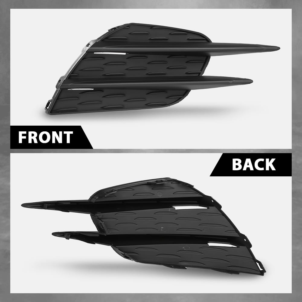 G-PLUS Pair Front Bumper Outer Grille Fog Light Cover, Compatible with Benz A220 2019-2022, LH Driver & RH Passenger Side 2PCS, 1778858300, 1778858400