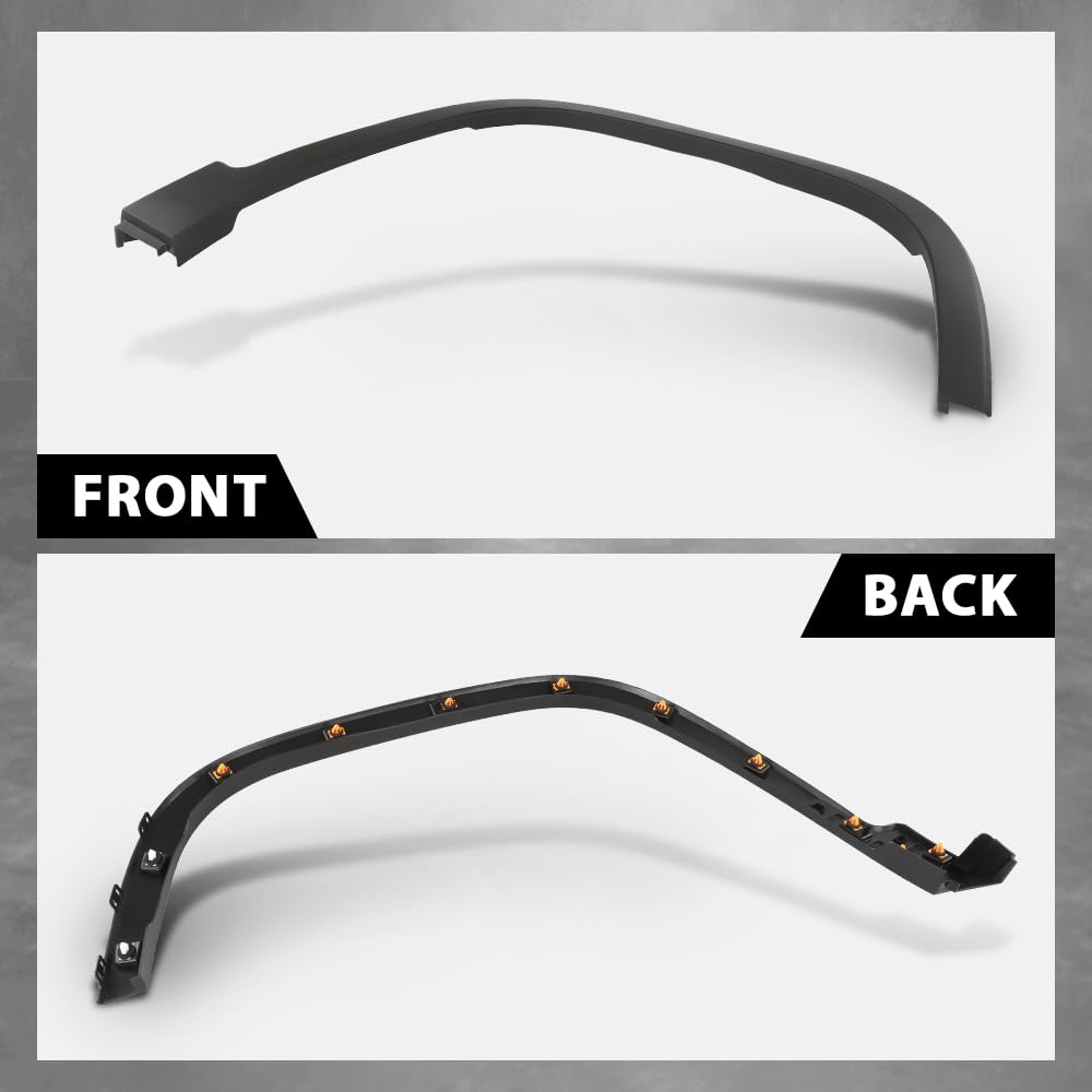 G-PLUS Fender Flare Front Right Wheel Opening Molding Compatible with Jeep Cherokee 80th Anniversary 2021,Fit Jeep Cherokee Altitude 2019-2023,Fit Jeep Cherokee Latitude Lux 2021-2022