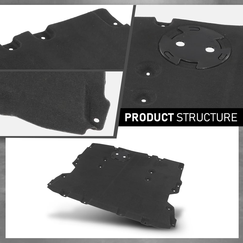 G-PLUS Front Lower Engine Splash Shield, Compatible with BMW X3 sDrive30i/ xDrive30e 2019-2023, Fit X3 X4 (submodel: M40i, xDrive30i) 2018-2023, 51757417386, BM1228196C