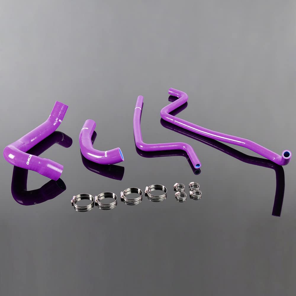 G-PLUS Silicone Radiator Hose Kit Compatible with 1997-2001 Jeep Wrangler Tj 4.0l