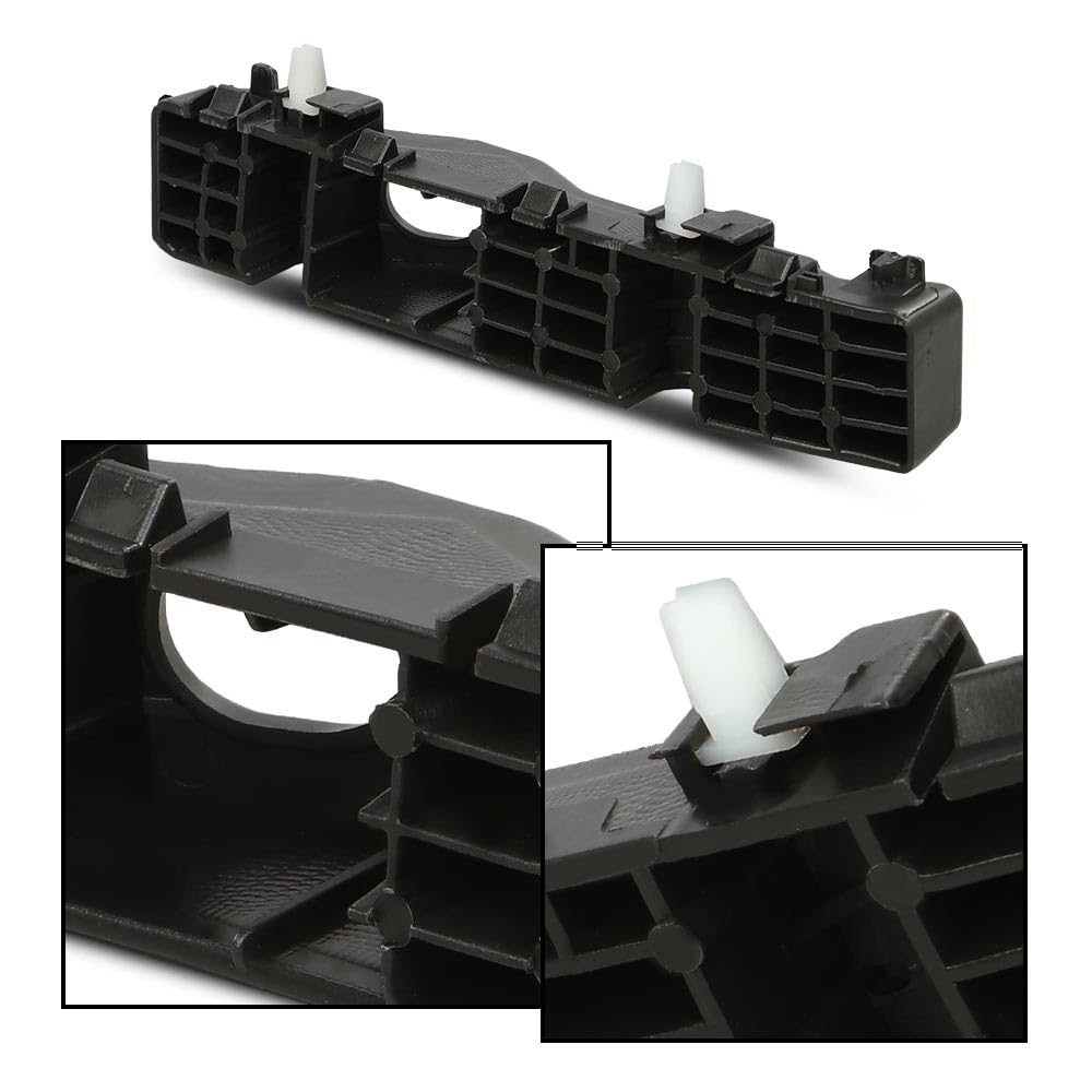 G-PLUS Front Bumper Bracket Retainers Assembly Set 2pcs Compatible with 2019-2022 Kia Forte 86551-M6500 8655-1M7000 86551-M7500 86551-M6000 86552-M6000 Black