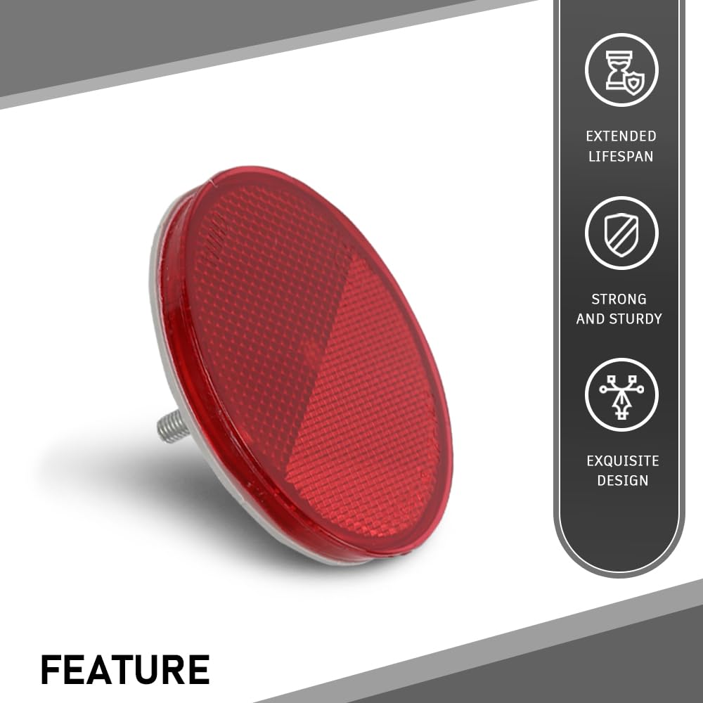 G-PLUS Rear Driver or Passenger Side Bumper Reflector Compatible with Toyota Corolla (submodel: Base, CE, LE, S, XLE, XRS) 2009-2010,Fit Toyota Sienna SE (Premium) 2011-2020 8191002040