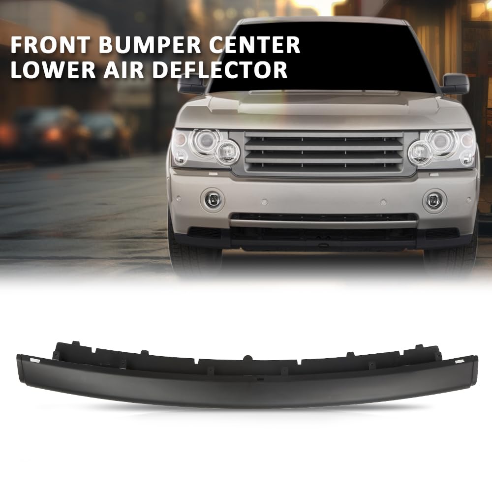 G-PLUS Front Bumper Center Lower Air Deflector Spoiler Compatible with Land Rover Range Rover L322 2002-2009 DXJ500040