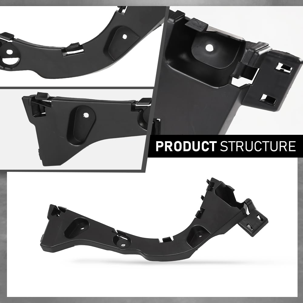G-PLUS Rear Bumper Bracket Set, Compatible with Ford Focus RS 2016-2018/Focus SEL 2017-2018/ (submodel: ELECTRIC, SE, ST, Titanium) 2015-2018, LH & RH 2PCS, F1EZ17D948E, F1EZ17D948F