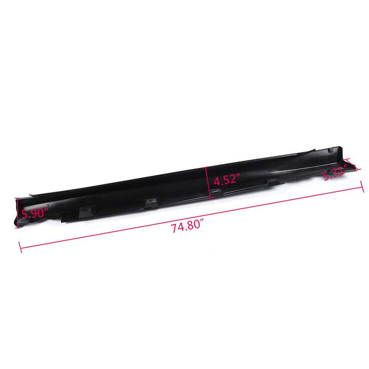 Exterior-Rocker Panel Molding Trim Right Passenger Side Compatible with Ford Focus Sedan 2012-2017 Primed CP9Z-5810176-B