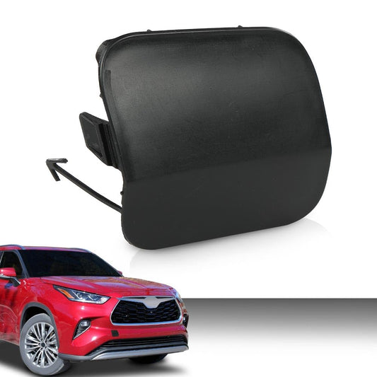 G-PLUS Tow Hook Cover Passenger Side Front Compatible with Toyota Highlander/Highlander Hybrid 2020-2022 521270E930, 191275718155, TO1029141 Towing Hook Cover