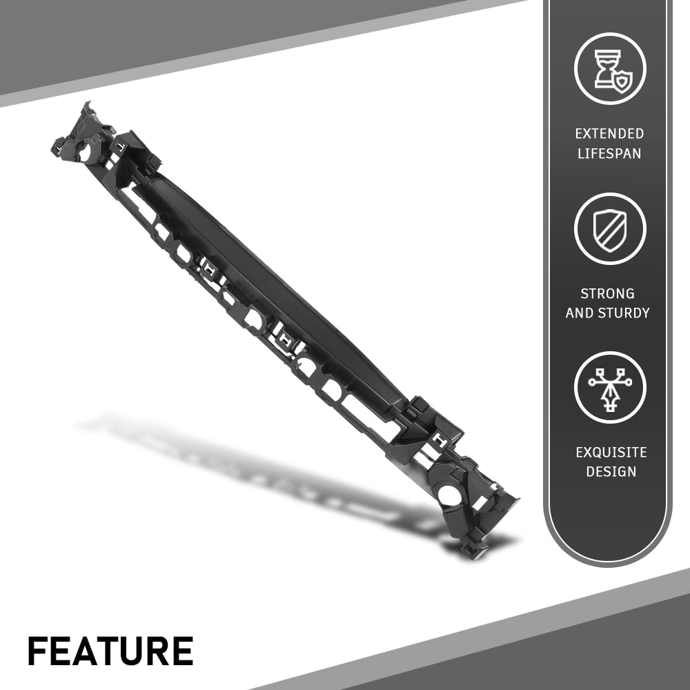 G-PLUS Front Bumper Face Bar Impact Absorber Compatible with Fit Ford Explorer 2016-2017, Fit Police Interceptor Utility 2016-2019, Fit For Models Without Active Shutter FB5Z17C882C, FO1070195 Black