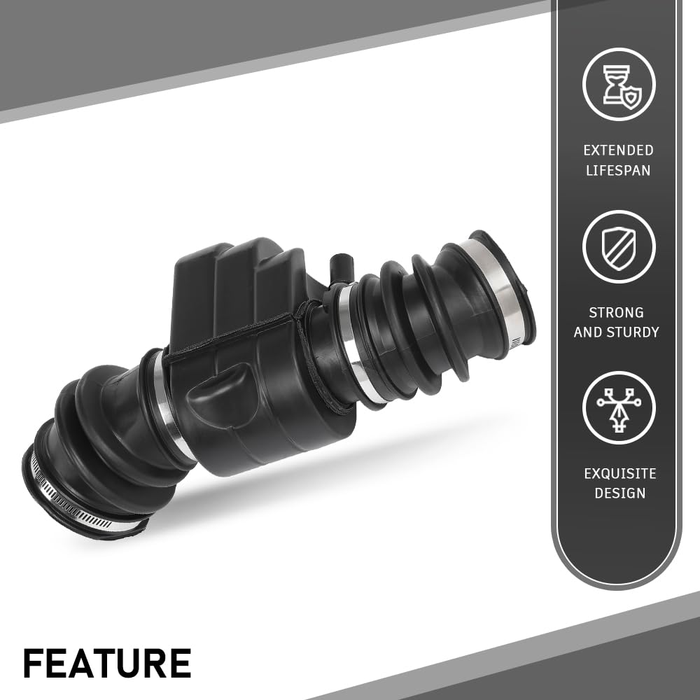 G-PLUS Air Cleaner Intake Tube Duct Hose Compatible with Buick Regal 2014-2017 22970027 Black