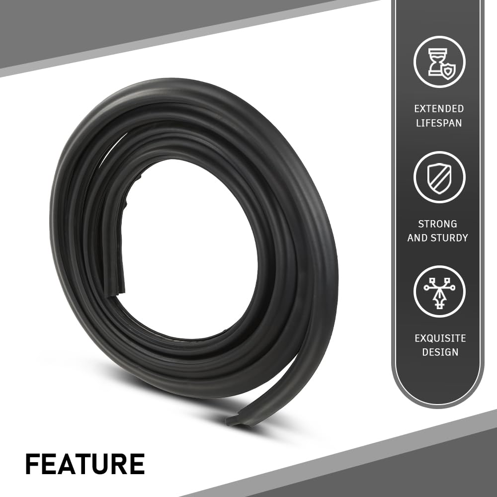 G-PLUS Front Door Weatherstrip Seal LH or RH Side Compatible with Chevy Silverado 1500 2007-2013,Fit Chevy Silverado 2500HD 3500HD 2007-2014,Fit GMC Sierra 1500 2500HD 3500HD 2007-2014
