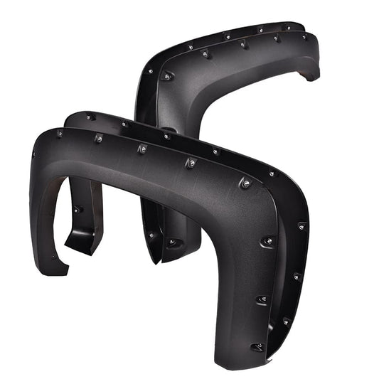 G-PLUS Fender Flares for Chevy Silverado 1500 2500HD 3500HD 2007-2014 Textured